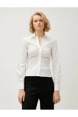 پیراهن دراپه آستین بلند مناسب باریک - یاری شاپ