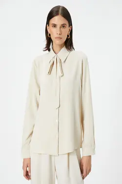 پیراهن زنانه بژ - یاری شاپ