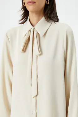 پیراهن زنانه بژ - یاری شاپ