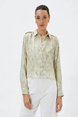 پیراهن زنانه طرح سبز - یاری شاپ