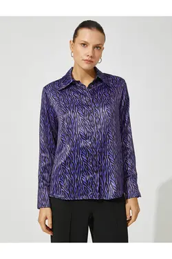 پیراهن ساتن برش راحت - یاری شاپ