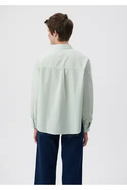 پیراهن سبز گشاد / Loose Fit 1210649-71455 - یاری شاپ