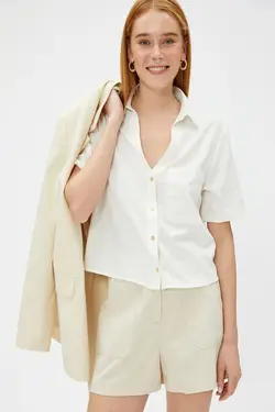 پیراهن سفید زنانه - یاری شاپ