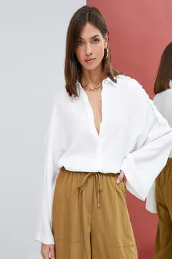 پیراهن سفید زنانه - یاری شاپ