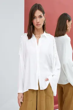 پیراهن سفید زنانه - یاری شاپ