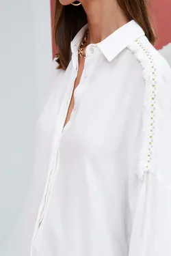 پیراهن سفید زنانه - یاری شاپ