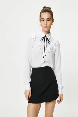 پیراهن سفید زنانه - یاری شاپ