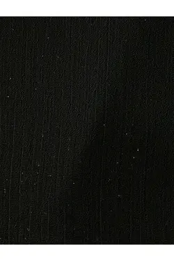 پیراهن شفاف یقه ایستاده آستین بادکنکی - یاری شاپ