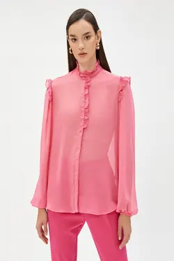 پیراهن صورتی زنانه - یاری شاپ