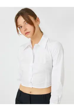 پیراهن کراپ با جزئیات کرست - یاری شاپ