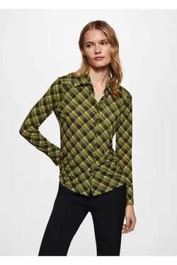 پیراهن گشاد چهارخانه - یاری شاپ