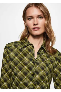 پیراهن گشاد چهارخانه - یاری شاپ