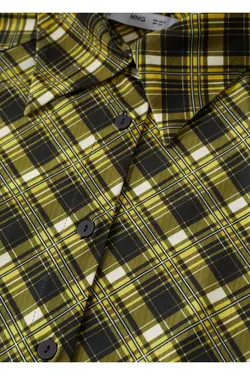 پیراهن گشاد چهارخانه - یاری شاپ