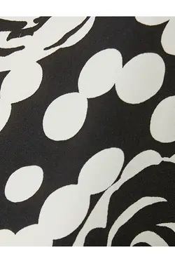 پیراهن گلدار یقه کلاسیک دکمه دار آستین بلند - یاری شاپ