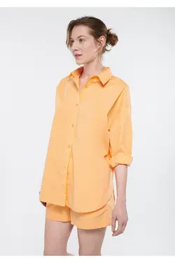 پیراهن نارنجی سایز بزرگ / برش پهن 1210103-71234 - یاری شاپ