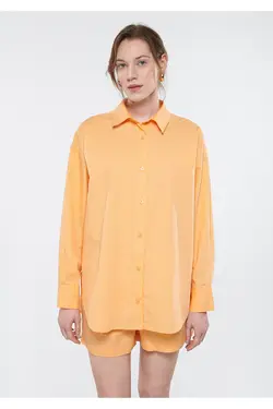 پیراهن نارنجی سایز بزرگ / برش پهن 1210103-71234 - یاری شاپ