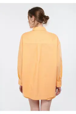 پیراهن نارنجی سایز بزرگ / برش پهن 1210103-71234 - یاری شاپ