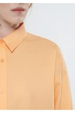 پیراهن نارنجی سایز بزرگ / برش پهن 1210103-71234 - یاری شاپ