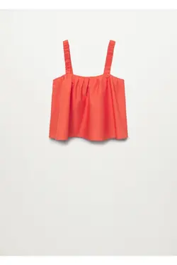 تاپ پنبه ای قرمز توت فرنگی زنانه - یاری شاپ