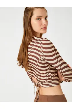 تیشرت آستین بلند برش - یاری شاپ