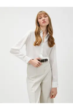 دکمه پیراهن آستین بلند - یاری شاپ