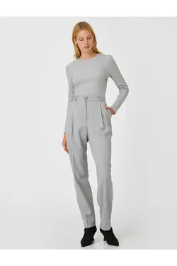 دکمه تی شرت آستین بلند با جزئیات - یاری شاپ