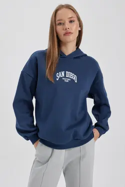 سویشرت با کلاه ضخیم با سایز بزرگ - یاری شاپ