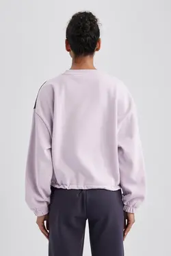 سویشرت ضخیم Fit Oversize Fit Crew یقه - یاری شاپ