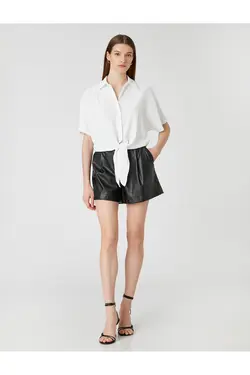 کراوات پیراهن جلو آستین راگلان - یاری شاپ