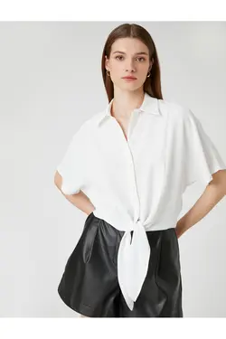 کراوات پیراهن جلو آستین راگلان - یاری شاپ