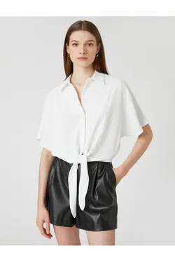 کراوات پیراهن جلو آستین راگلان - یاری شاپ