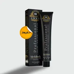 رنگ مو آوایی (ئاوایی) گروه دودی حجم 120 میل شماره 1/1 مشکی پر کلاغی