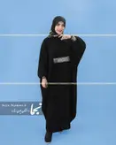 عبا زنانه شیک مدل حدیث سوزن دوزی مزون نجما