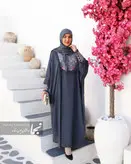 عبا سوزن دوزی الیزه کرپ الیزه مدل همیشه بهار مزون نجما
