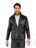 کاپشن چرم مردانه Rayan 39661