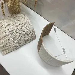 لوستر دیوارکوب مکرومه ساحل