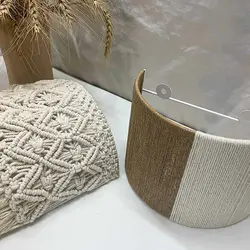 لوستر دیوارکوب مکرومه ساحل