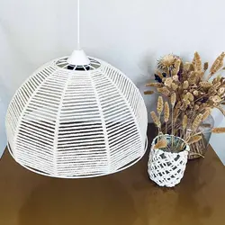 لوستر مکرومه اسنو