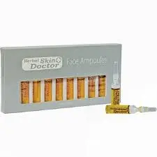 ویال صورت سفید کننده آمپول گیاهی دکتر اسکین Herbal ampoules Dr.SKin |