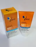 کرم ضدآفتاب و آبرسان برند کاترین spf50 برای انواع پوست حجم ۱۵۰ گرم