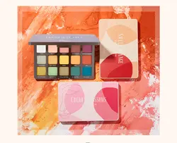 پالت سایه چشم 15 رنگ پودایر مدل Sweet Orange