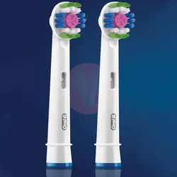یدک مسواک برقی اورال بی 3D White بسته 2 عددی