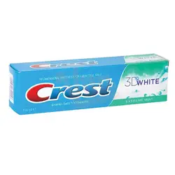 خمیر دندان سفید کننده کرست مدل 3D White رایحه نعنا خنک حجم 100 میل