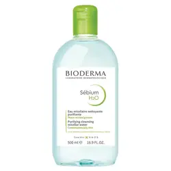 میسلار واتر پوست چرب بایودرما مدل Sebium H2O حجم 500 میل