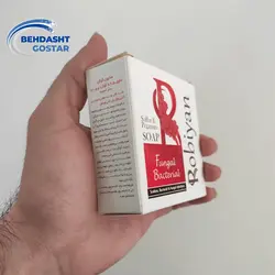 صابون روبیان مدل گوگرد حاوی عصاره بذر اسپند وزن 100 گرمی