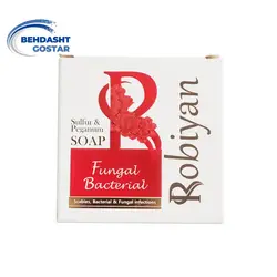 صابون روبیان مدل گوگرد حاوی عصاره بذر اسپند وزن 100 گرمی
