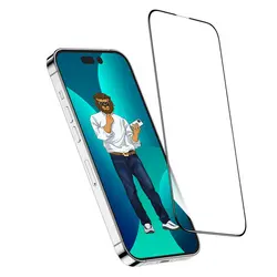 محافظ صفحه نمایش گرین لاین مدل 9H steve مناسب برای گوشی موبایل اپل iphone 14