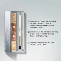 قیمت و خرید پالت کانسیلر زیسی ZEESEA مدل Soft & Flawless رنگ 01 - یولایف بیوتی