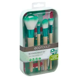 خرید ست براش اکوتولز EcoTools مدل blooming beauty | حاوی 4 براش کاربردی با ظرف نگهداری - یولایف بیوتی