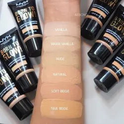 قیمت و خرید کرم پودر براق نیکس NYX مدل بورن تو گلو Born to Glow حجم 30 میل| نمای براق - یولایف بیوتی